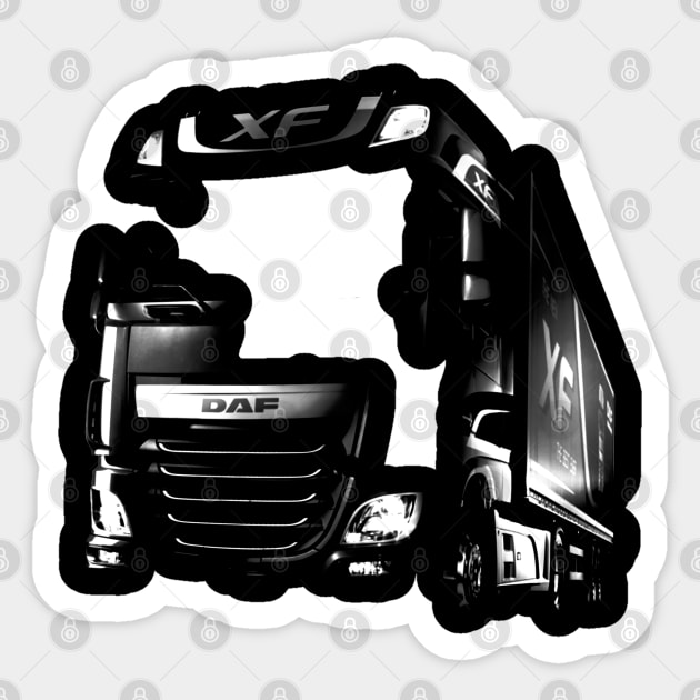 DAF, DAF Truck, DAF XF Sticker by hottehue